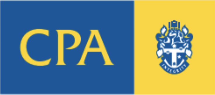 alt=", CPA Australia Logo featuring Blue and Yellow rectangle featuring CPA Logo and text reading CPA”