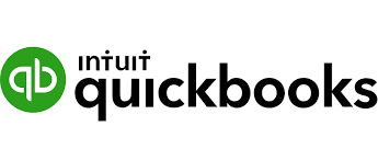 alt=”, quickbooks Logo featuring black text reading intuit quickbooks and green circle containing the letters QB”